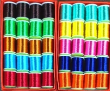 40 Spools Fly Tying Floss Silk Thread  (4 Spools each in 10 colors) COMBO 2