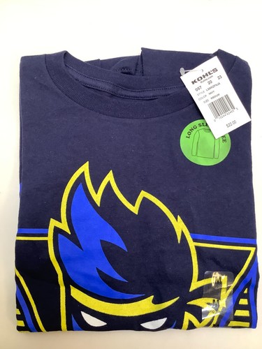 Ninja Boys Navy Blue Long Sleeve Video Game Tee Shirt Gamer T-Shirt, Pick Size - Picture 6 of 13