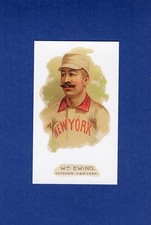 WM. BUCK EWING, New York Giants HOF ~ 1888 Allen & Ginter N29 CCC Reprint