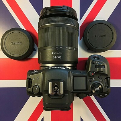 Canon EOS R5 Spiegellose 45MP Kamera & RF 24-105mm f4.0-7.1 IS STM Objektiv 