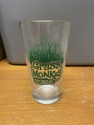 SweetWater Grass Monkey Hoppy Wheat Ale Brewing Company Pint Glass