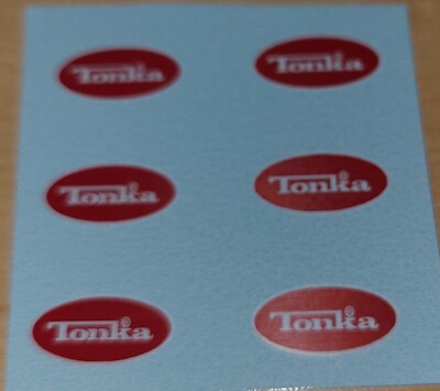 TONKA TRUCK MINI 1" OVAL LOGO Toronto Canada Water Slide