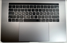   MacBook Pro 15" 2018 2019 A1990 KEYBOARD TRACKPAD GRAY NO BATTERY A-