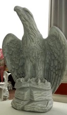 Steinfigur Adler Skulptur, Vögel, Gartenfigur, Steinguss Top Gartendekoration