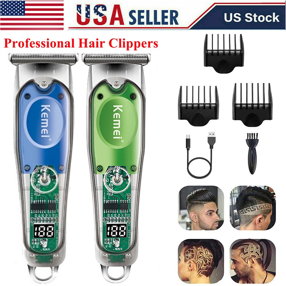 KM-323 Cordless Hair Clipper Trimmer for Beard and Barber Cutting 0MM US
