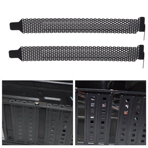 20 PCS Heat Dissipation Dustproof Cover Computer Catcher Pci Slot Vented - Photo 3/12