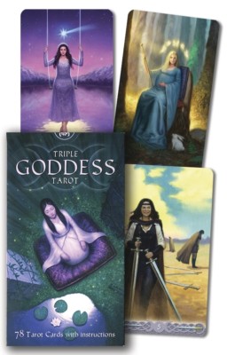 TRIPLE GODDESS TAROT DECK Card Set witch wiccan pagan wicca oracle 