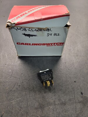 Carlington TIGM5B-6S-WH-NBL Rocker Switch.