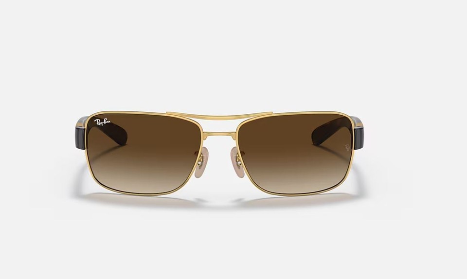 Ray-Ban RB3522 Polished Gold/Brown Gradient 61 mm Sunglasses RB3522 001 ...