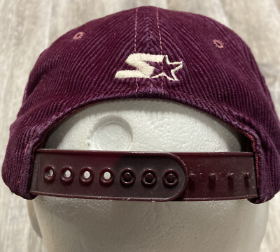 Vintage Harvard Crimson Corduroy Hat Embroidered STARTER  display picture 1