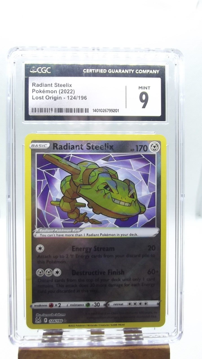 Radiant Steelix 124/196 Swsh11: Lost Origin Holo for sale online