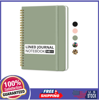 Lined Spiral Journal Notebook, 140 Pages Journals for Writing, A5(5.7'' x 7.9'')