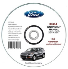 Ford Kuga (2013-2017)  manuale officina su cd