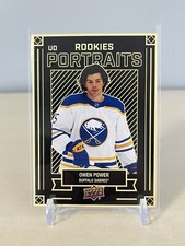 2022-23 Upper Deck UD Portraits #P32 Owen Power SP RC - NHL Hockey Card