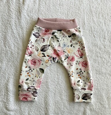 Handgefertigte Baby Mädchen Haremshose, Baggy Hose Monate