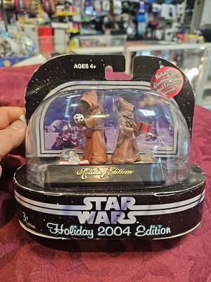 Hasbro Star Wars HOLIDAY 2004 EDITION JAWA 2 PACK Christmas Edition 