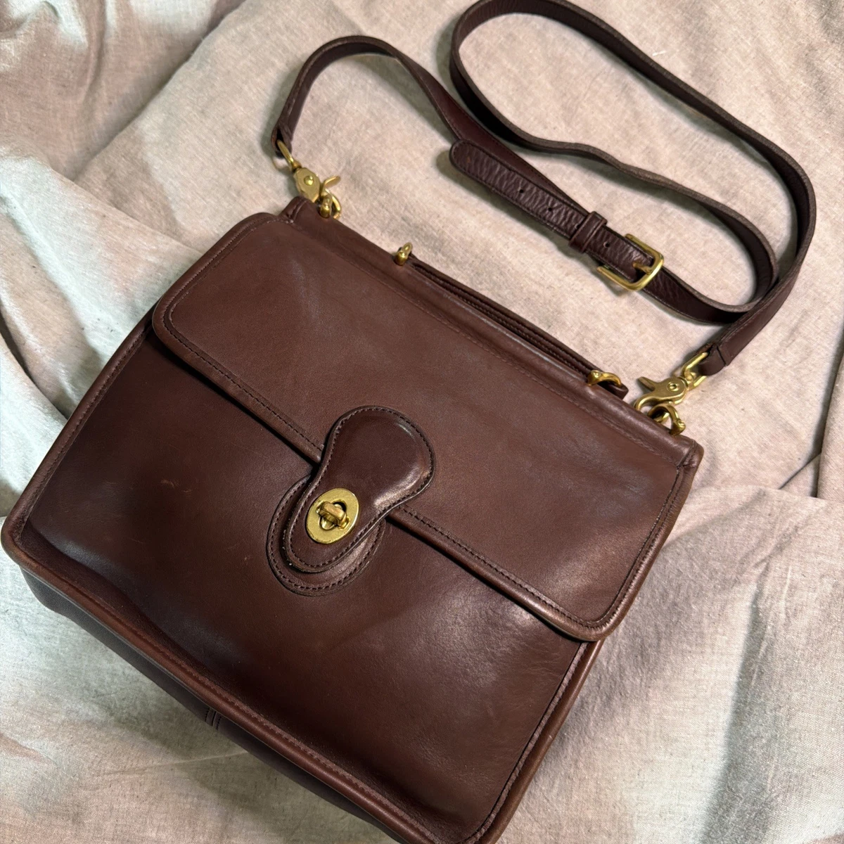 バッグ Coach Willis Turn Lock Leather 2WAY 1206 Coach Willis Turn Lock Bags & Handbags for Women for sale | eBay