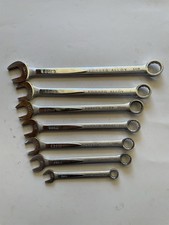 Vintage Easco Sae Combination Wrench 7 Pc Set 12 Pt. 916 To 1-18 Usa 