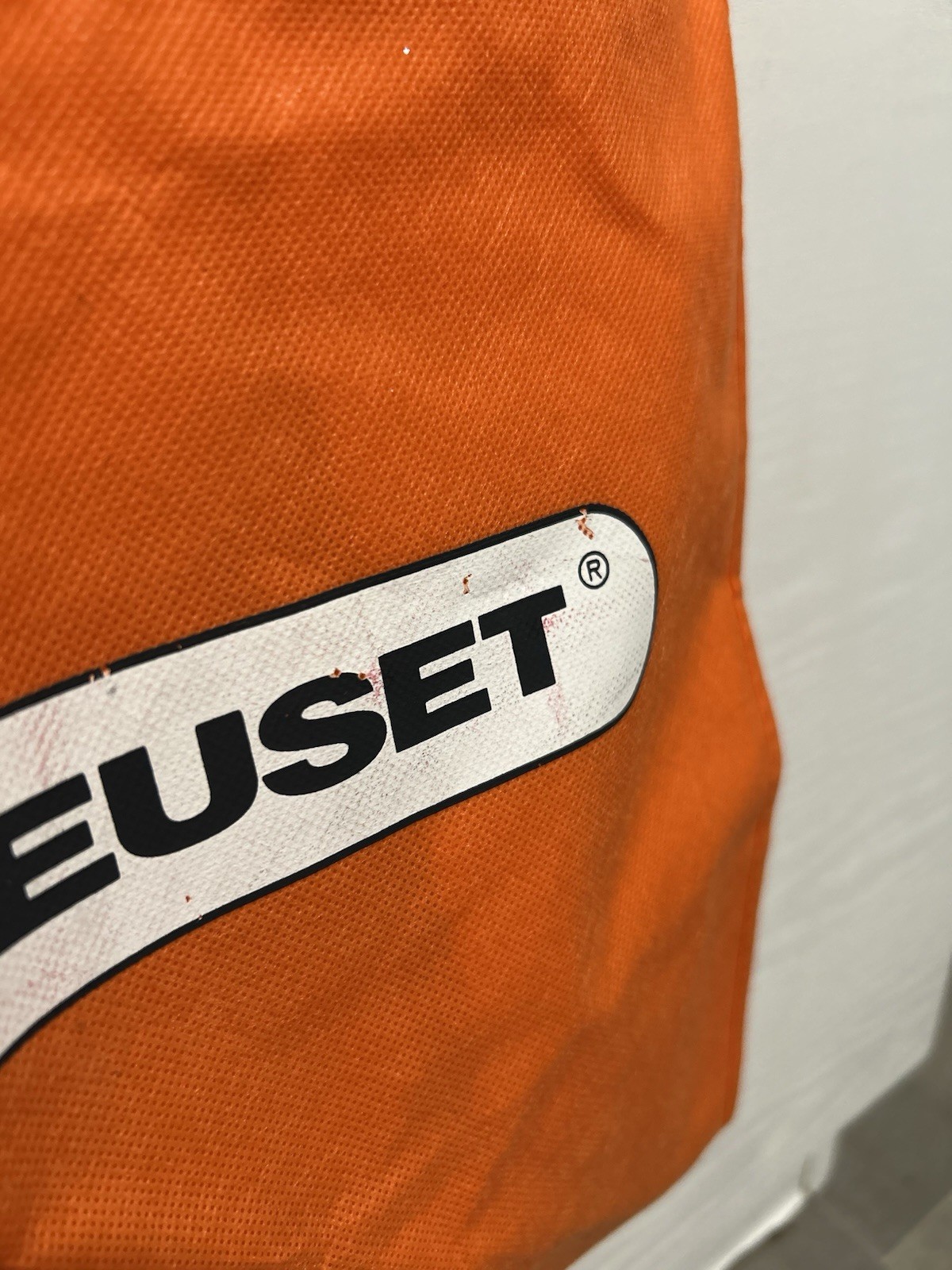 Bright Orange Le Creuset Tote Bag image 3