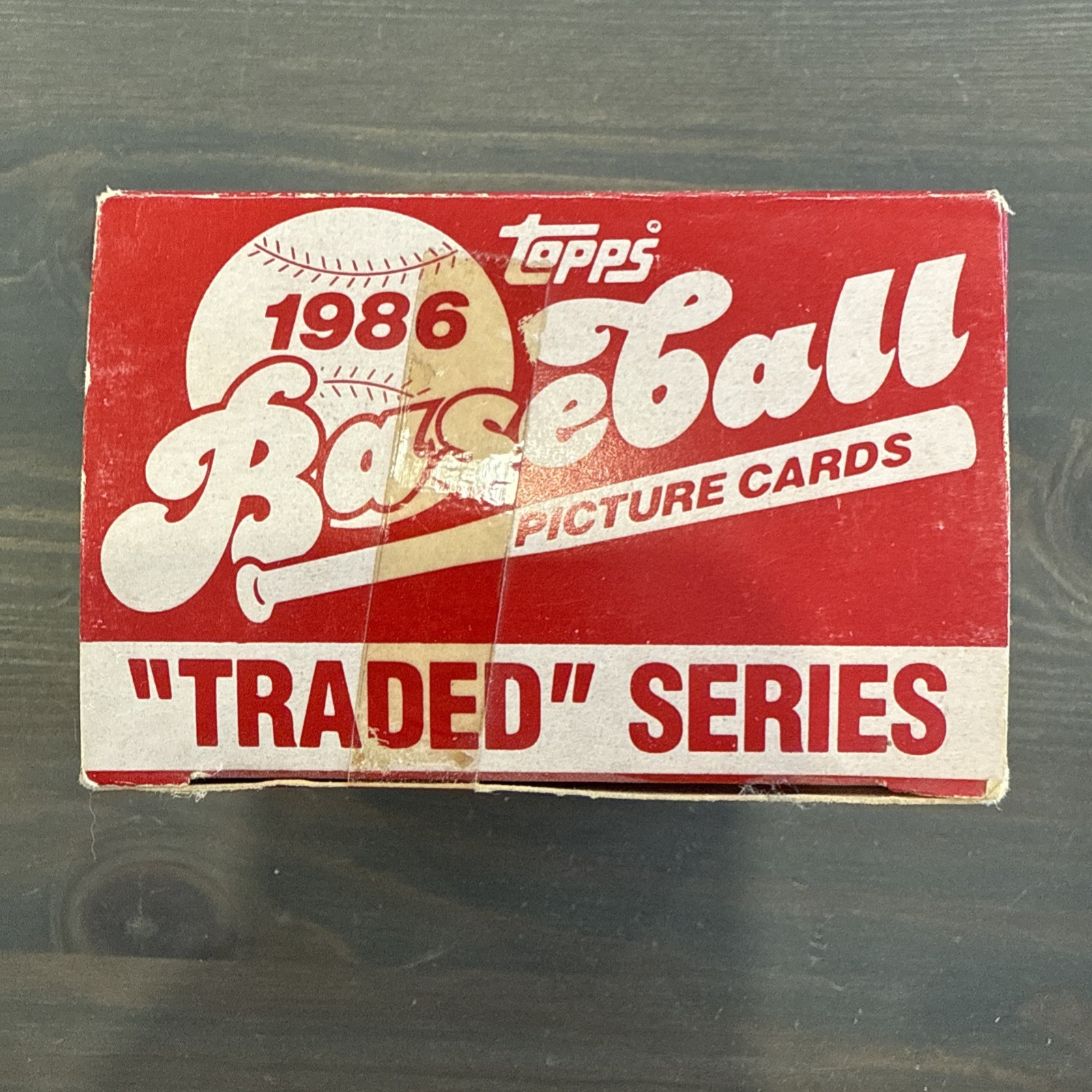 1986 Topps Baseball Traded Series Complete Set 132/132 Tape Sealed