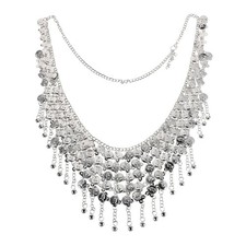  Ceinture foulard de hanche pour danse orientale - Chaîne de taille pour danse