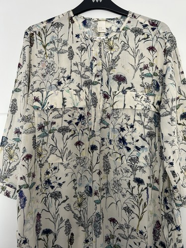 H and M Floral Shirt Dress - Picture 2 of 2
