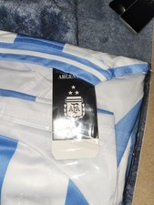 Messi 10  Futbol Kids Jersey/short Set Kids Size 20 Blue And White