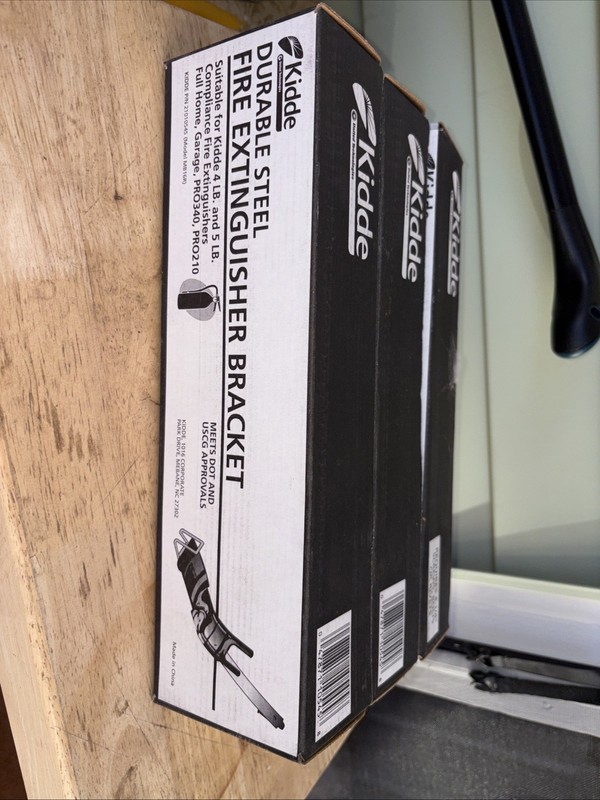 Kidde Durable Steel Fire Extinguisher Bracket X 3