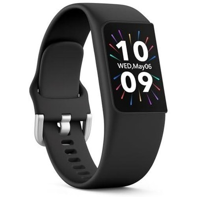 FITVII Mini Fitness Trackers, 1.01'' AMOLED Slim Smart Watch with 24/7 Heart Rate