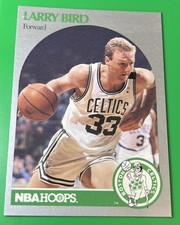 1990-91 Hoops Larry Bird #39 Celtics