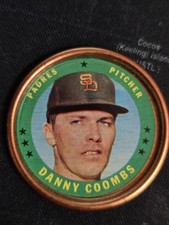 1971 topps Coins # 49 Danny Coombs  .Pack Fresh. November Deals. 