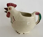 Rooster Pitcher Shawnee Chanticleer Ceramic Handpainted USA 1940S