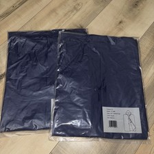 Lot Of 2 Men  s Vintage Croxton Co PVC Sideline Poncho Purple Size Medium