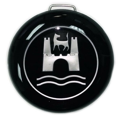Steering Wheel Horn Button w/ Wolfsburg, Fits VW Bug, Ghia, Type-1-2-3 113951532