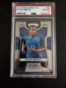 2018 PANINI PRIZM MBAPPE エムバペ RC PSA10 Kylian Mbappe Prizm Psa 10 for sale | eBay