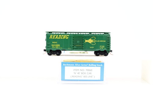 Bachmann Spur N "Silberserie" Art.-Nr: 70060 40 Güterwagen (Lesung "Bienenstrecke") | Condition: Used