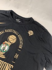 Nike x Boston Celtics Men's 2024 NBA Finals Championship T Shirt Large READ