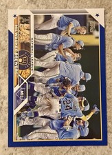 2023 Topps Series 2 - Milwaukee Brewers Team Card #533 Royal Blue