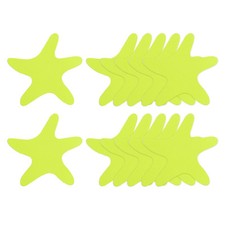 12pcs Non Slip Stickers 3.86" Bath Shower Floor Starfish Decals Grass Green