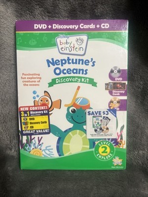 Baby Einstein: Neptune's Oceans Discovery Kit DVD + CD + Discovery Cards - NEW