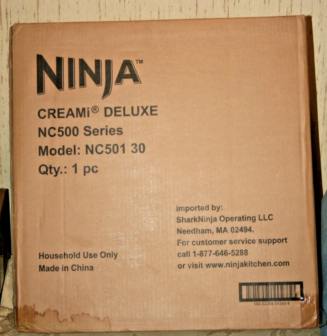Ninja Creami Deluxe NC501 Ice Cream Maker - Stone Silver