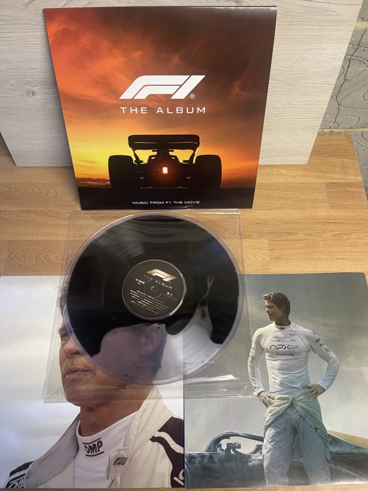 F1 The Album - Soundtrack - Liquid Filled Oil Effect Vinyl LP Bad World IN HAND - Image 2 of 2