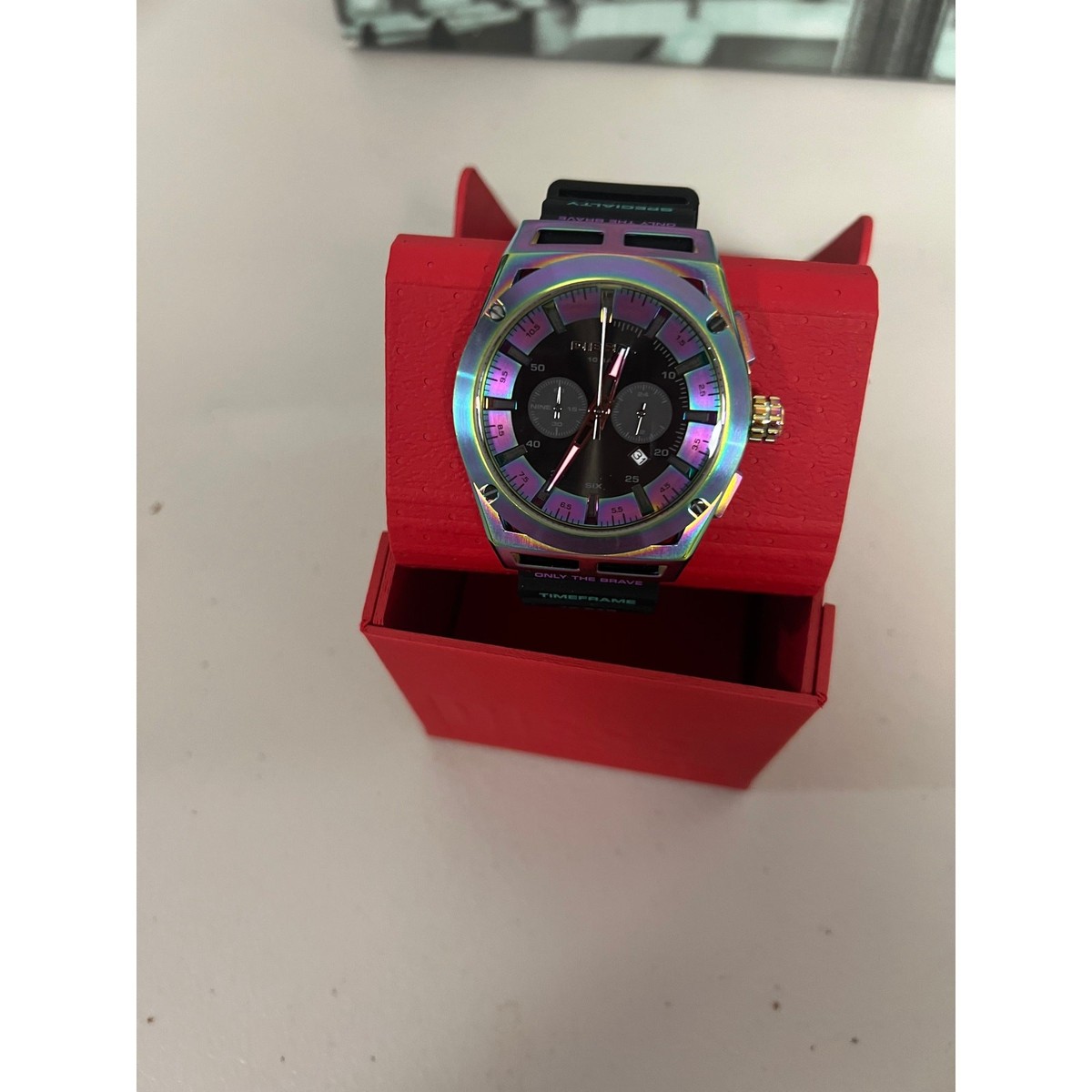 Diesel DZ4547 Timeframe Chronograph Iridescent Men's Watch | eBay