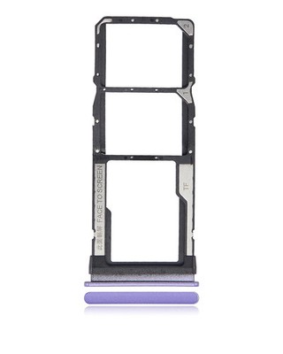 Dual Sim Card Tray Compatible For Xiaomi Redmi Note 9T / Note 9 5G (Violet)