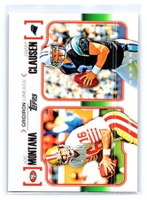 2010 Topps Joe Montana / Jimmy Clausen Gridiron Lineage #GL-MC