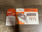 Vintage Hoover Automatic Steam or Dry Iron Model 011 w Original Box and Pamphlet — photo 2