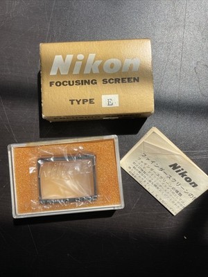 Nikon F3 Focusing Screen Type E For F3 with Japanese insert, Box