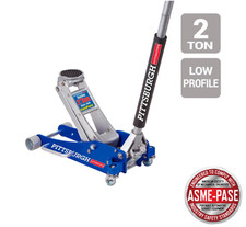 Pittsburgh 2 Ton Low-profile Aluminum Racing Floor Jack With Rapid Pump