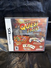 Quest Trio Jewels, Cards and Tiles Nintendo DS Complete w/Game, Case & Manual