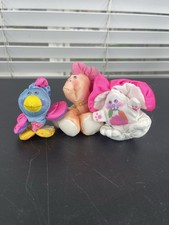 Fisher Price Smooshees Lot Of Three, Bunny, Horse, Bird